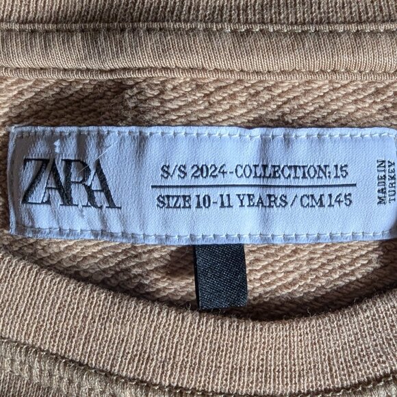 Zara Kids | EMBROIDERED FLORAL SWEATSHIRT, LIMITED EDITION - Picture 8 of 16